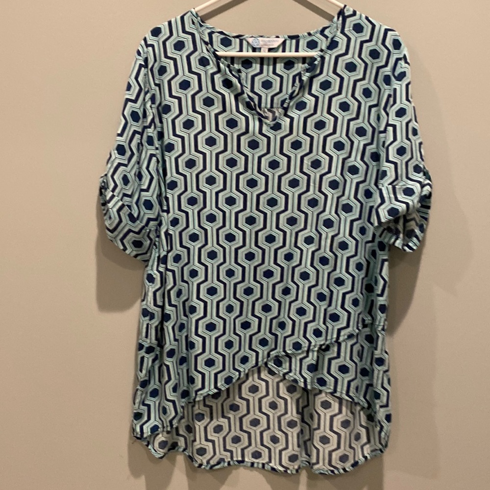 Escapada Short Sleeve Blouse XL